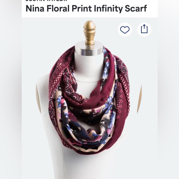 Scarf Infinity Floral by Nina - Picture 1 of 3
